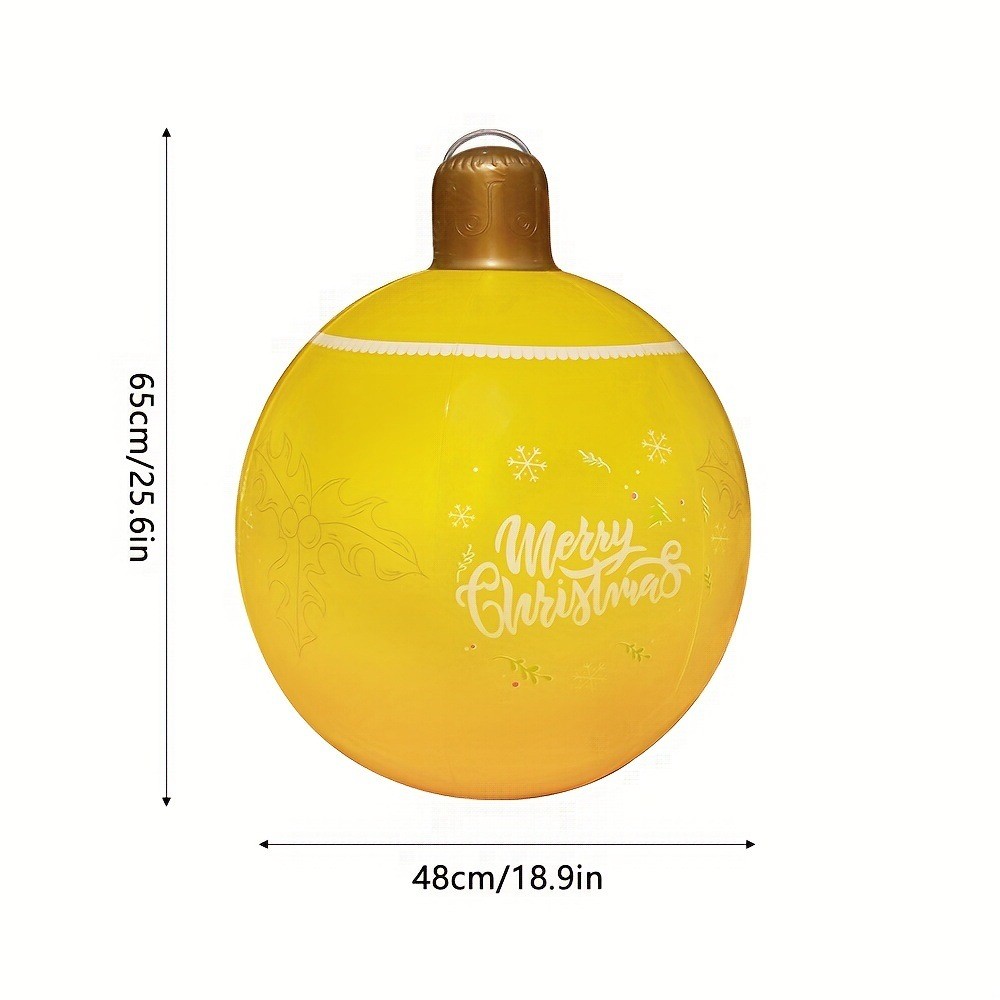 Bola inflable de farol navideño: manualidades divertidas y decoración para exteriores