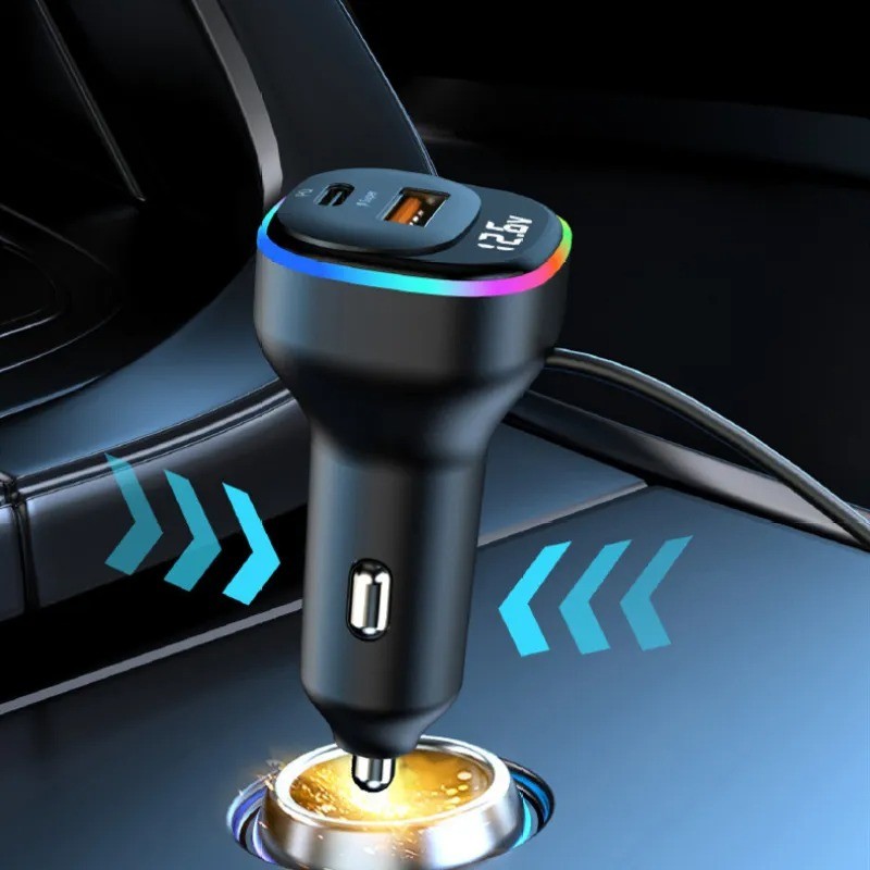 Adaptador de corriente de alta velocidad para coche