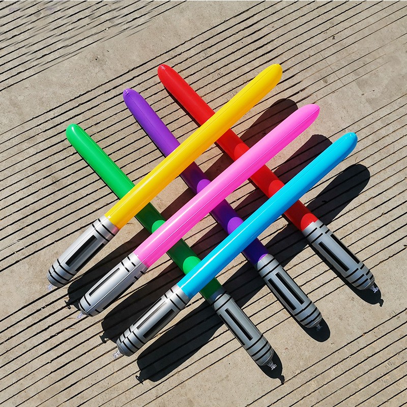 Espada láser inflable para niños, juguete de sable de luz de PVC de 100 cm