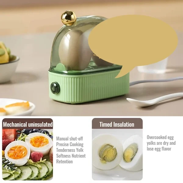 Cocedor de huevos rápido con apagado automático