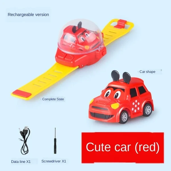 Mira el coche de juguete a control remoto