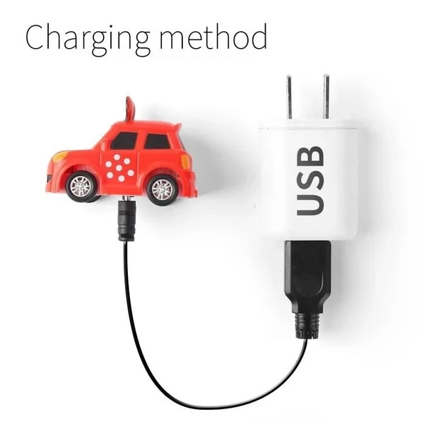 Mira el coche de juguete a control remoto