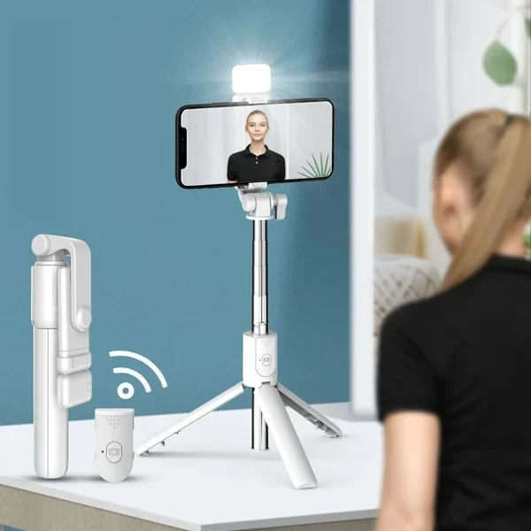 Palo selfie inalámbrico Bluetooth 6 en 1