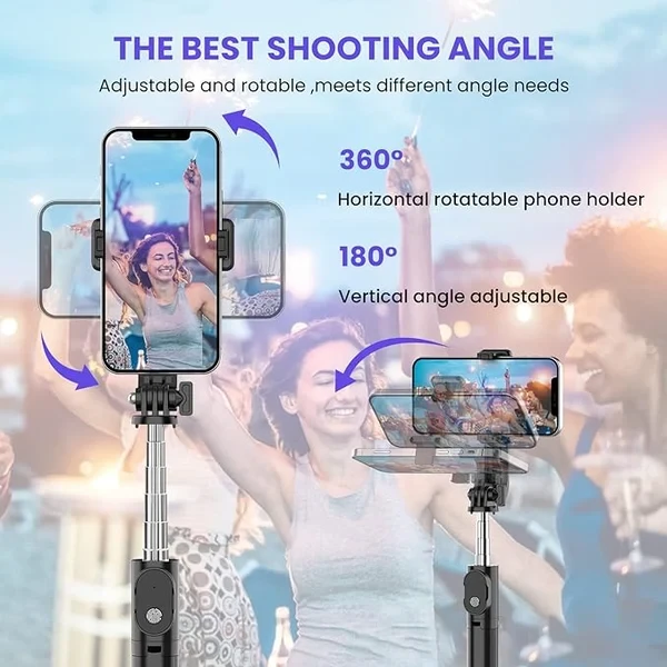 Palo selfie inalámbrico Bluetooth 6 en 1