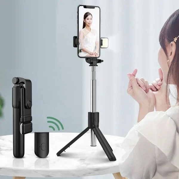 Palo selfie inalámbrico Bluetooth 6 en 1