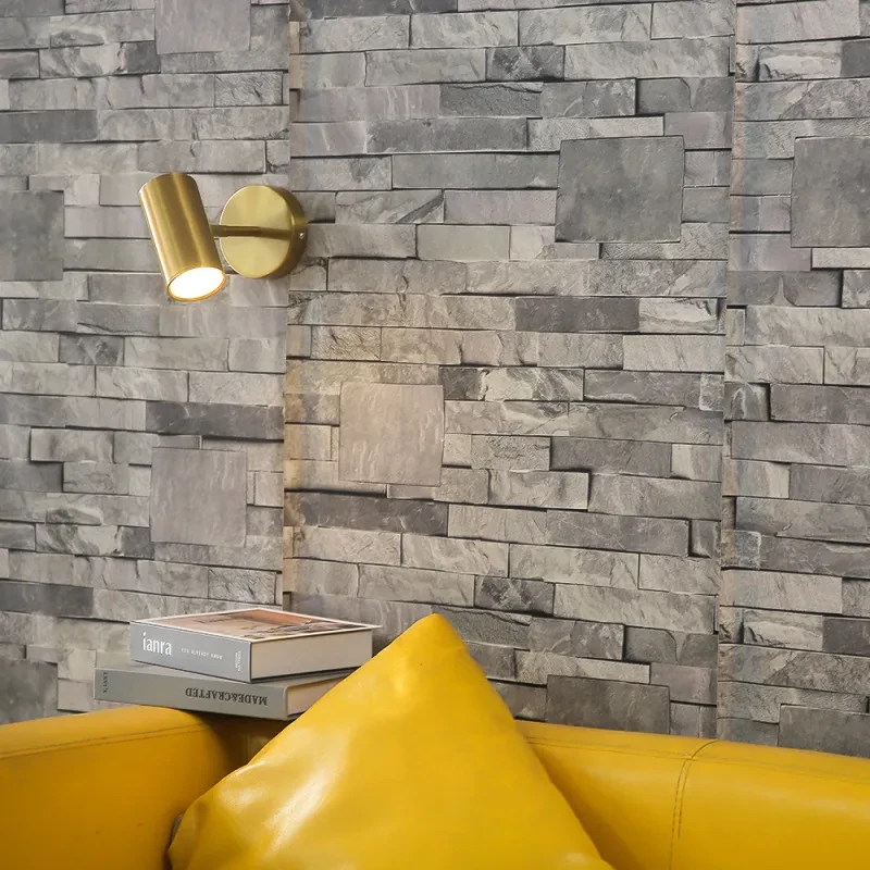 Lámpara de pared pequeña de estudio minimalista dorada