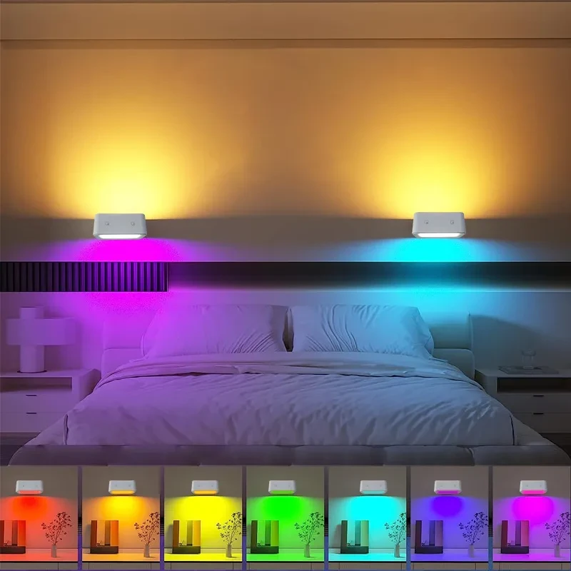 Lámpara de noche con luz táctil ajustable