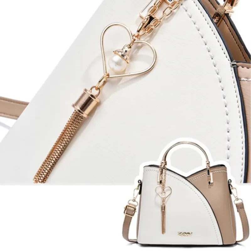 Bolso de mano con bloques de color para mujer