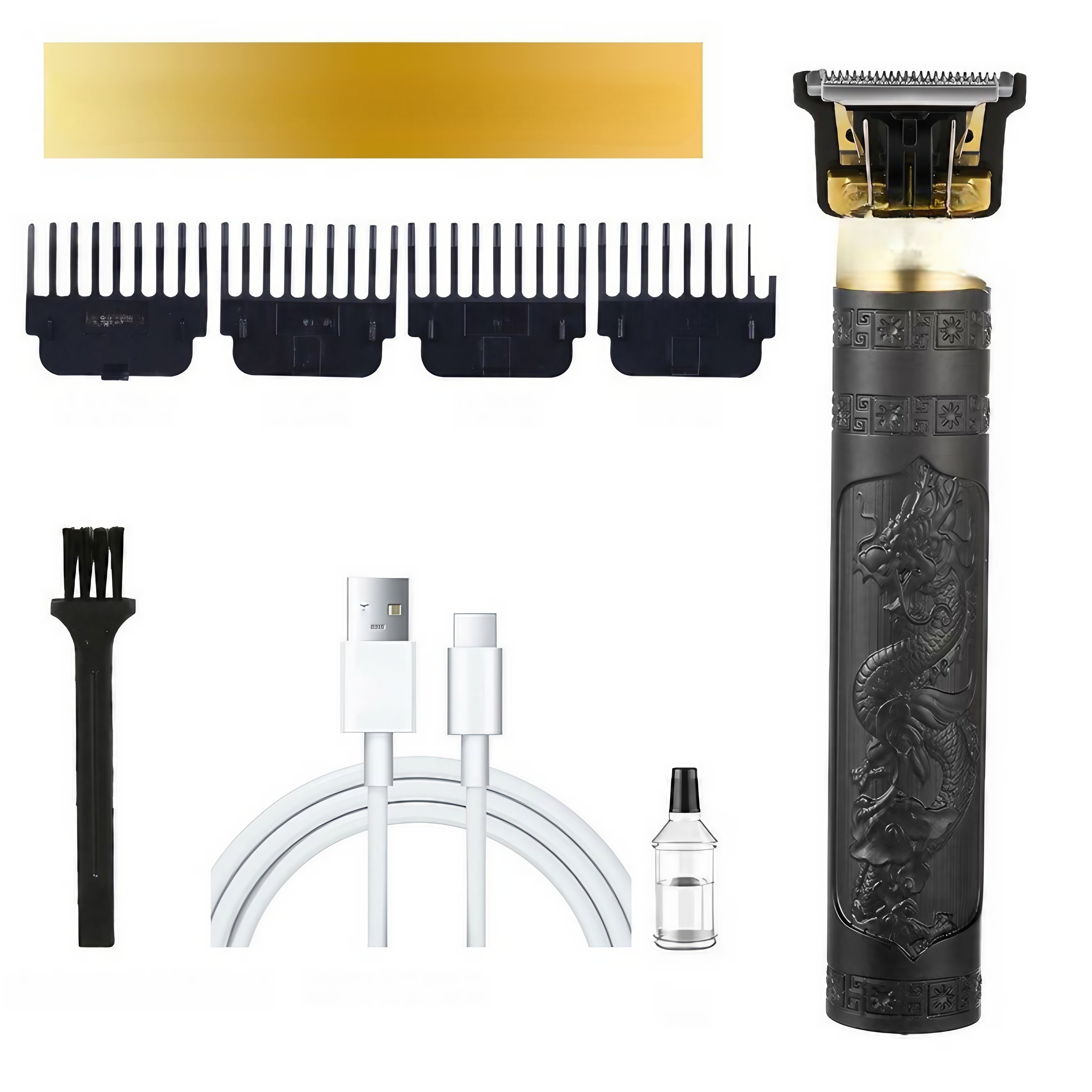 Maquinilla de afeitar portátil multifuncional de 1 pieza, cortadora de pelo y afeitadora de barba