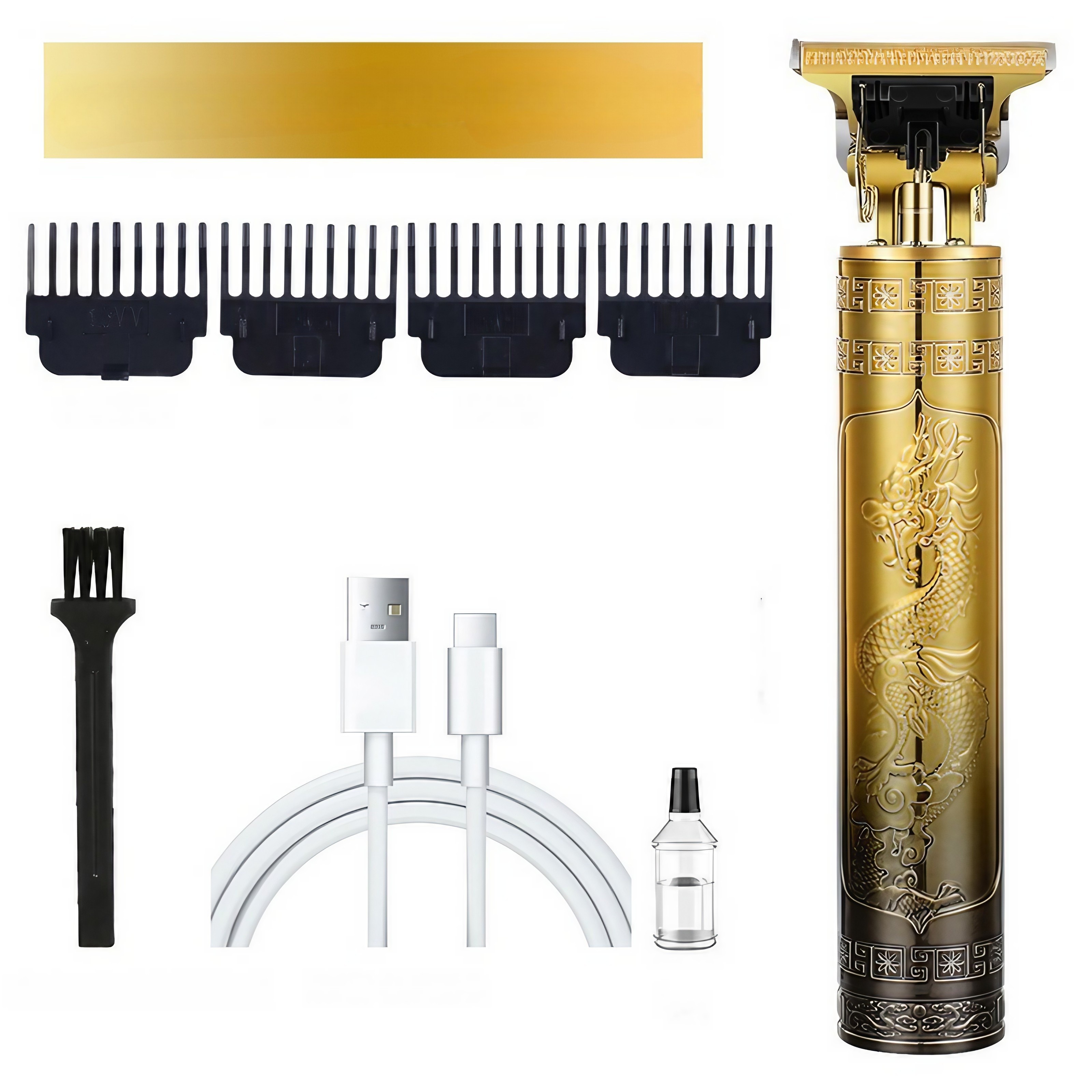 Maquinilla de afeitar portátil multifuncional de 1 pieza, cortadora de pelo y afeitadora de barba
