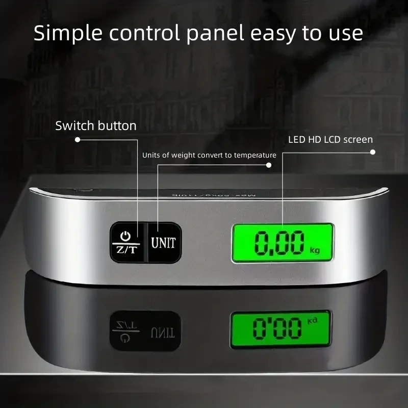 Báscula electrónica portátil para equipaje