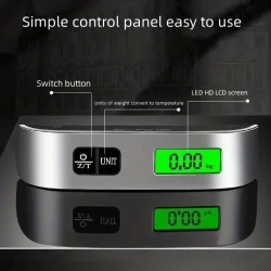 Báscula electrónica portátil para equipaje