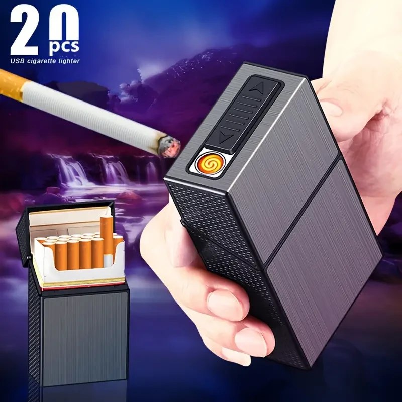 Encendedor y cigarrillos recargable por USB 2 en 1