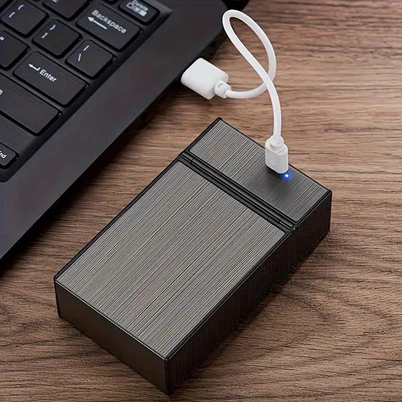Encendedor y cigarrillos recargable por USB 2 en 1