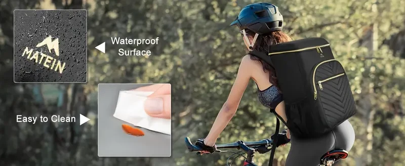 Mochila térmica MATEIN para mujer, con capacidad para 38 latas, mochila grande a prueba de fugas, ideal para picnic, camping, playa, vino