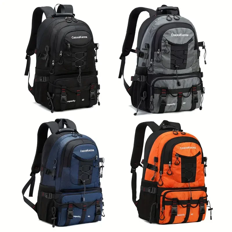 Mochila de viaje ligera e impermeable, de gran capacidad, para exteriores, senderismo, acampada