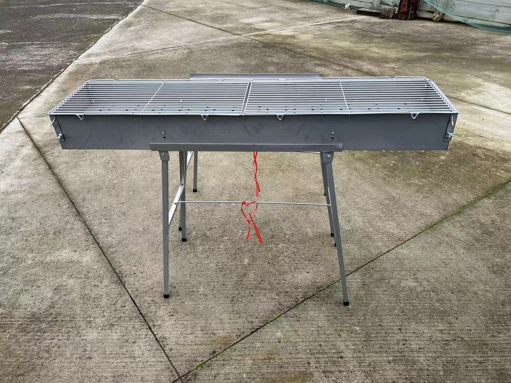 Parrilla de carbón para barbacoa de 100 cm x 26 cm