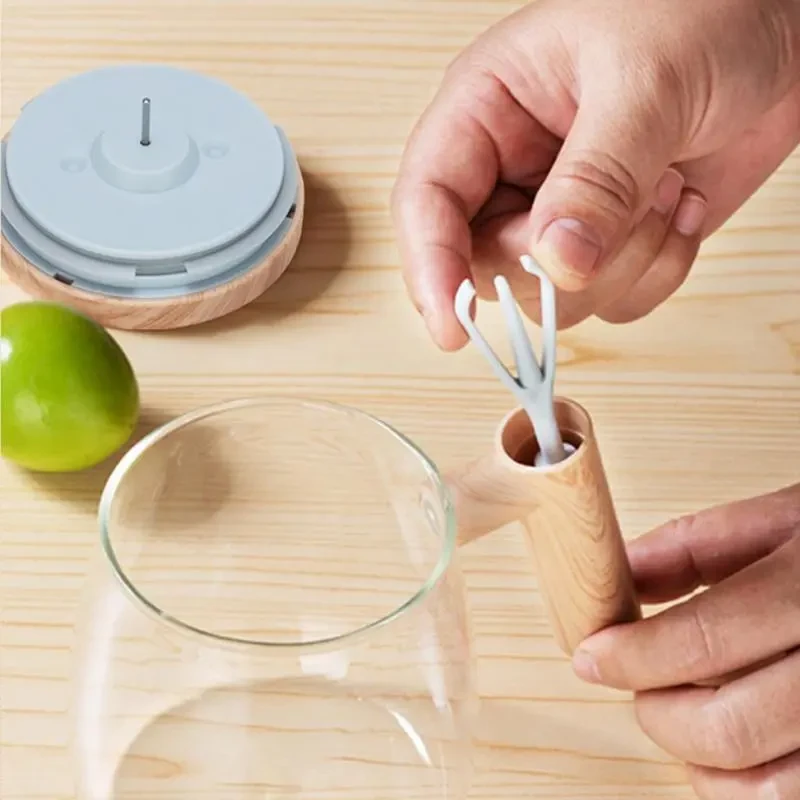 Taza de café con agitación automática de 400 ml, taza de café de vidrio mezcladora eléctrica, taza de café automática rápida de alta velocidad