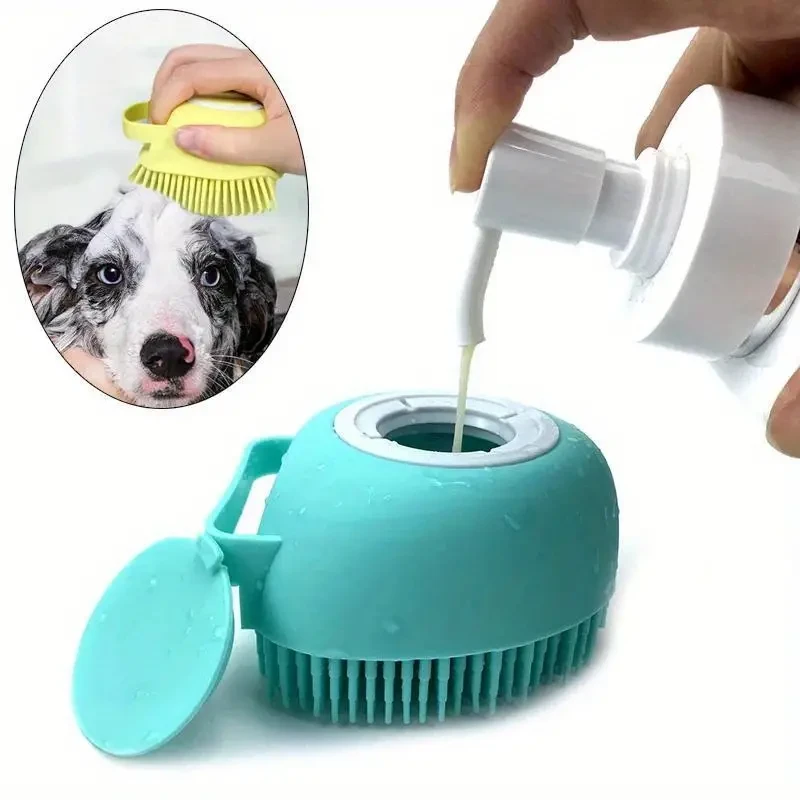 Cepillo de masaje para baño de cachorros
