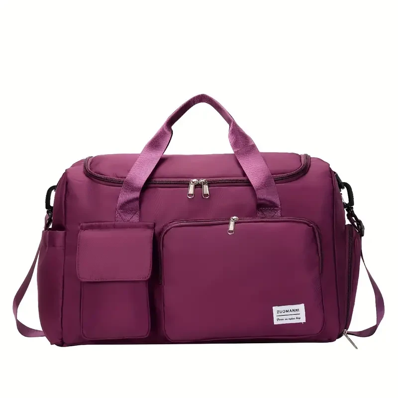 Bolsa multibolsillos, bolsa de gimnasio, diseño separado para ropa húmeda y seca