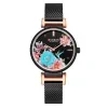Reloj de moda con cinturón de malla