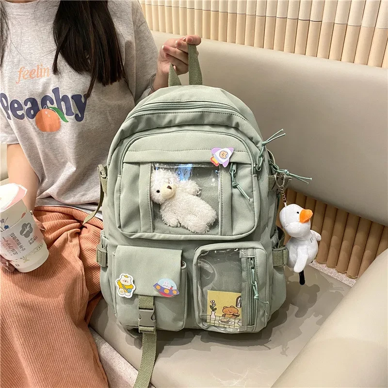 Mochila escolar estilo Harajuku para estudiantes