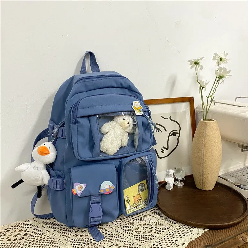 Mochila escolar estilo Harajuku para estudiantes