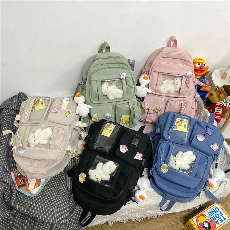 Mochila escolar estilo Harajuku para estudiantes
