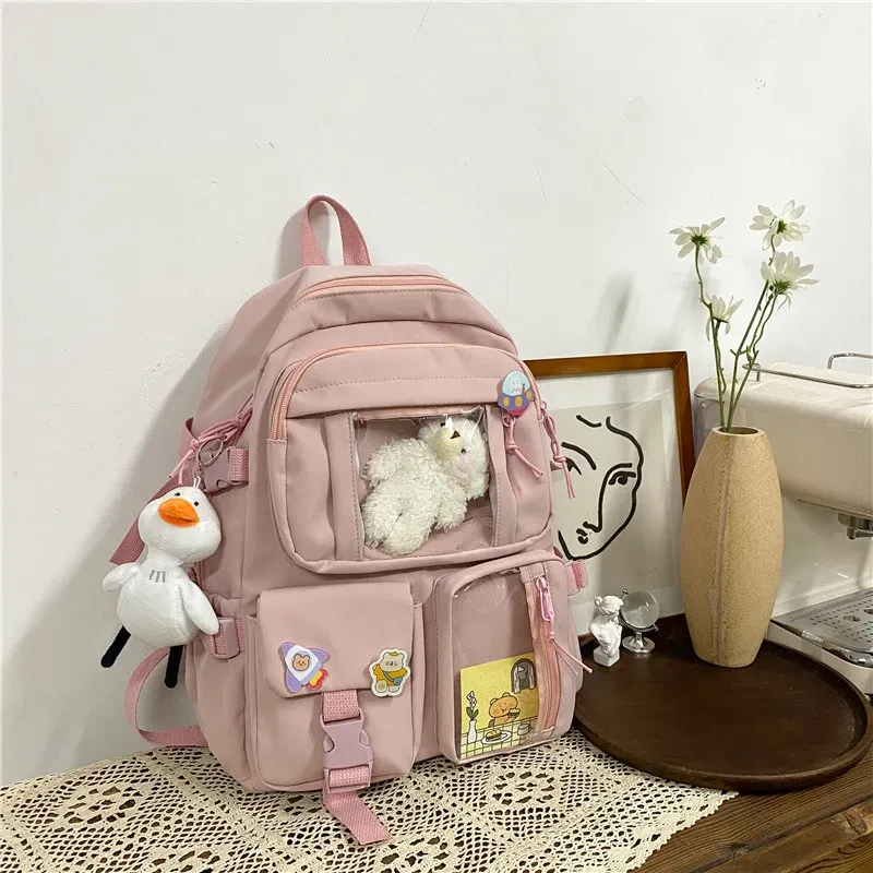 Mochila escolar estilo Harajuku para estudiantes