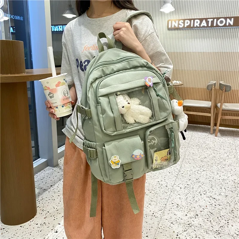 Mochila escolar estilo Harajuku para estudiantes