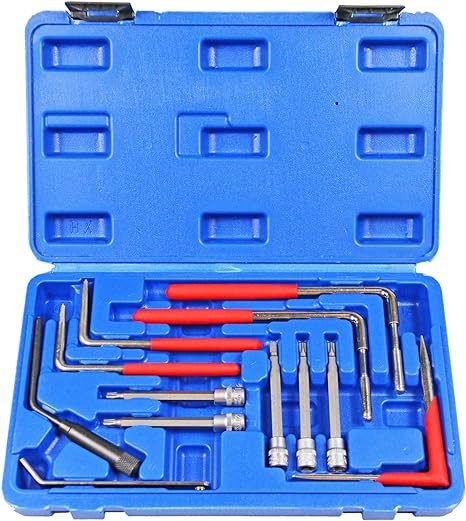 Kit de herramientas de garaje para coche con 12 piezas de molduras Torx para extracción de bolsas de aire