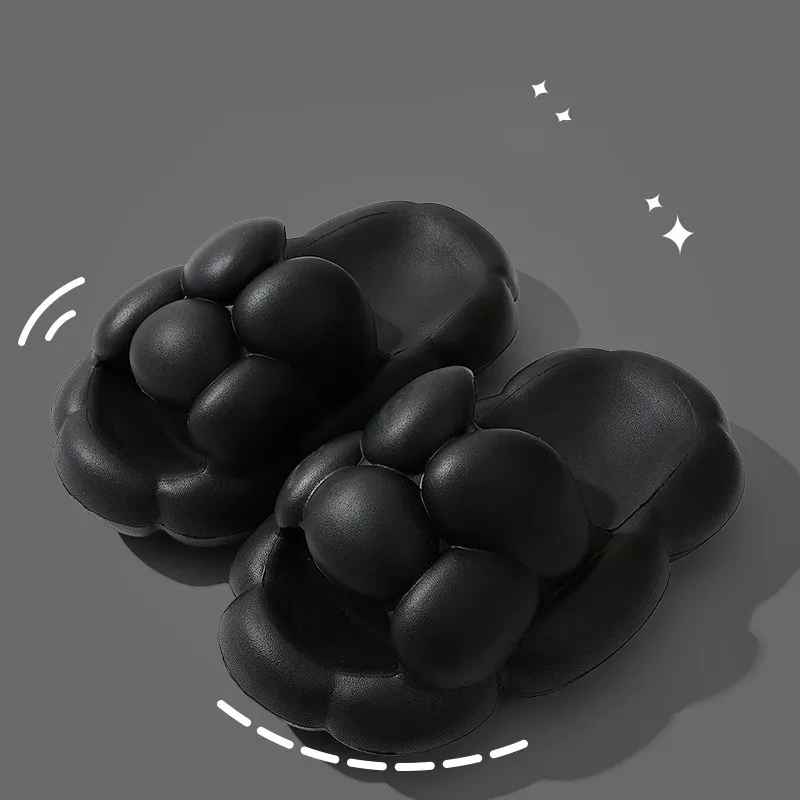 Pantuflas con diseño de nubes suaves