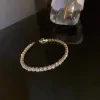 Pulsera de tenis con corte de diamante radiante: joyería de lujo y elegancia