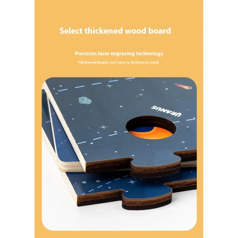 Juguete educativo 3D con el sistema solar y los ocho planetas para niños