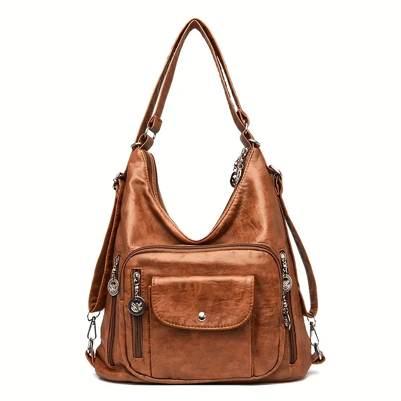 Bolso hobo de cuero vintage atemporal