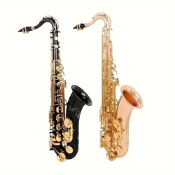 SLADE WT961 - Saxofón tenor en si bemol magistral - Fabricado a mano con incrustaciones de abulón para un sonido y estilo inigualables - Perfecto para músicos y conjuntos profesionales