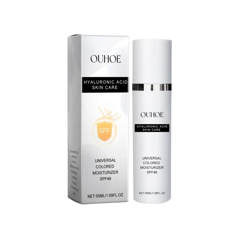 El protector solar hidratante es resistente a los rayos UV y suave.