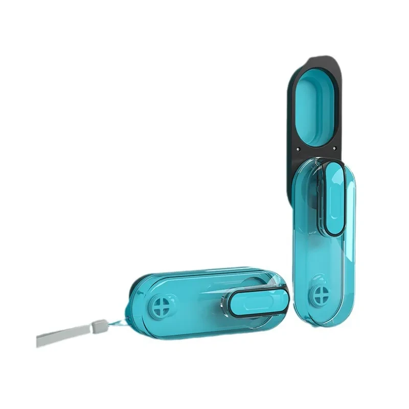 Botella de agua plegable para viajes de perros y mascotas.