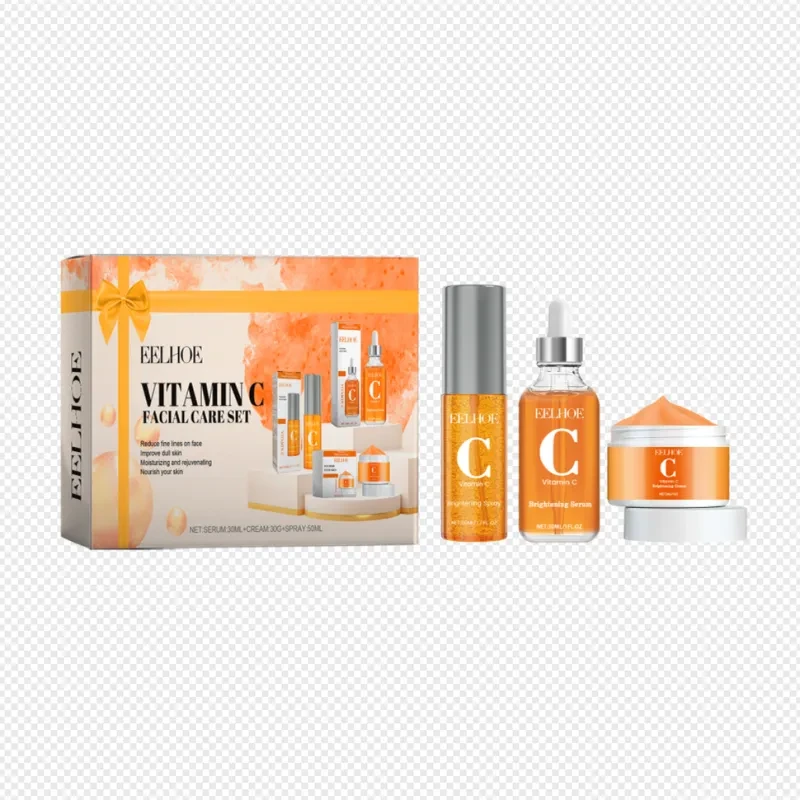 Set de cuidado de la piel con vitamina C