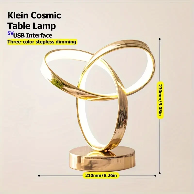 Lámpara de mesa artística Klein Universe