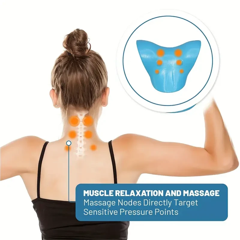 Almohada de tracción para el cuello con forma de nube