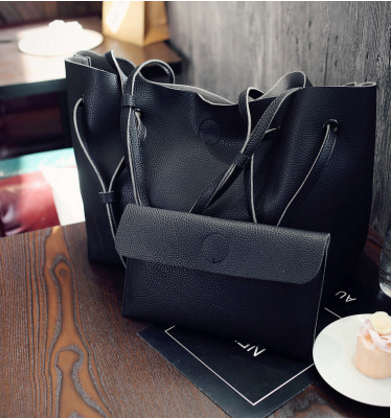 Bolso de hombro de moda, bolso cruzado de dos piezas