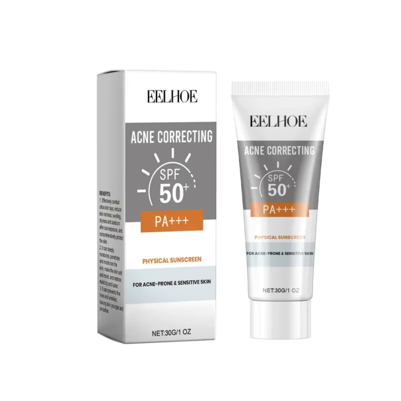 Protector solar facial transparente