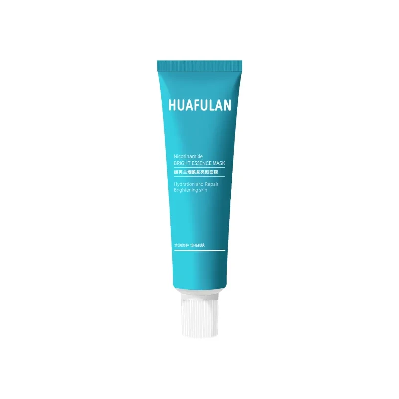 Mascarilla facial tipo daub con luz de luna blanca