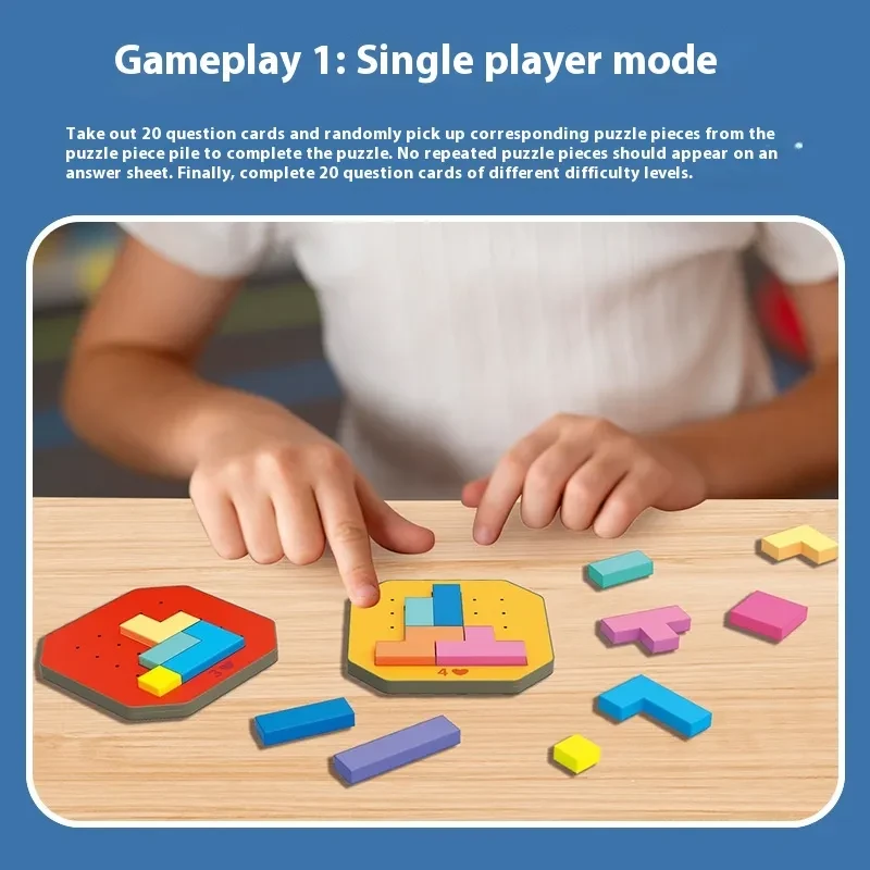Juguete rompecabezas de concentración para padres e hijos de rápida resolución