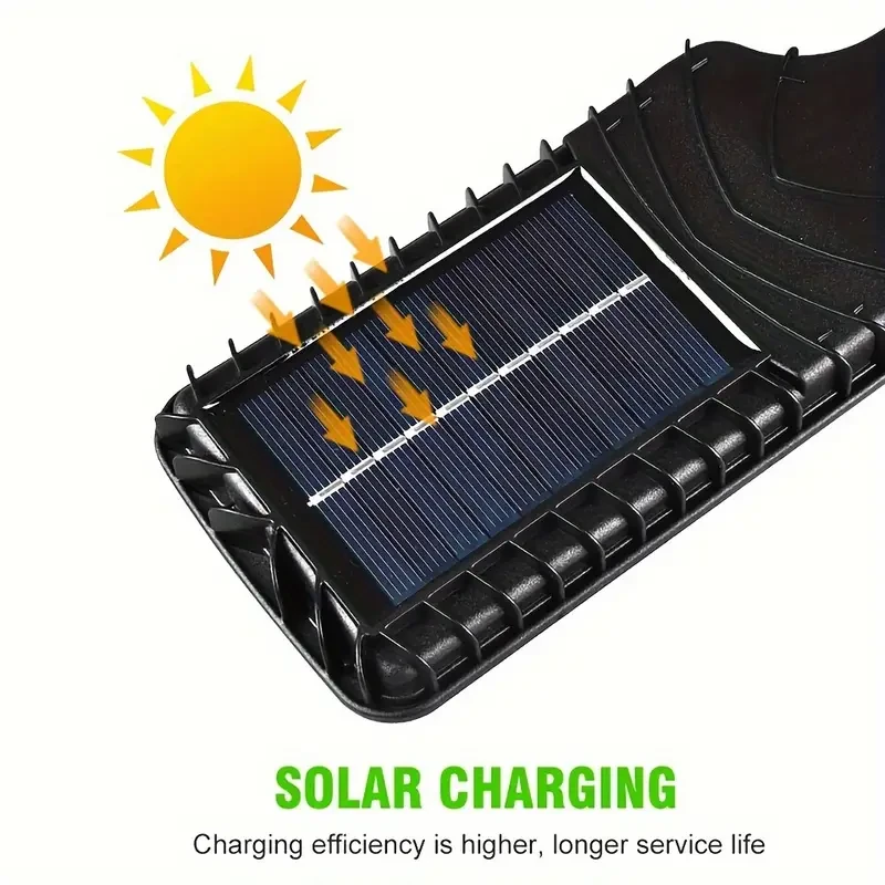 Foco LED solar con sensor de movimiento: 18 LED para exteriores, ideal para jardín, patio y calle.