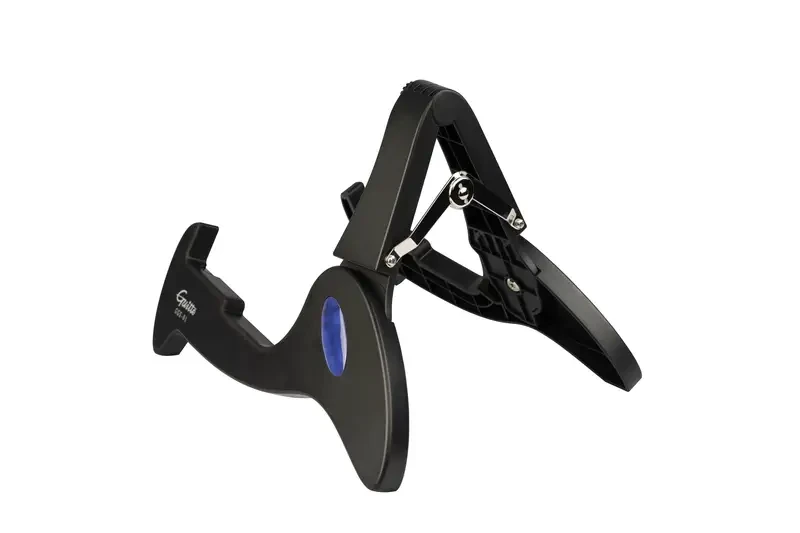 GGS-01 Soporte de guitarra plegable universal para suelo, soporte para todo tipo de guitarras, acústicas, clásicas y eléctricas.