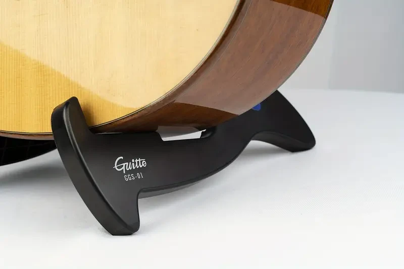 GGS-01 Soporte de guitarra plegable universal para suelo, soporte para todo tipo de guitarras, acústicas, clásicas y eléctricas.