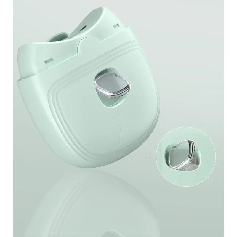 Mini cortaúñas recargable para niños y adultos, recortador de uñas automático, manicura y pulido con luz.