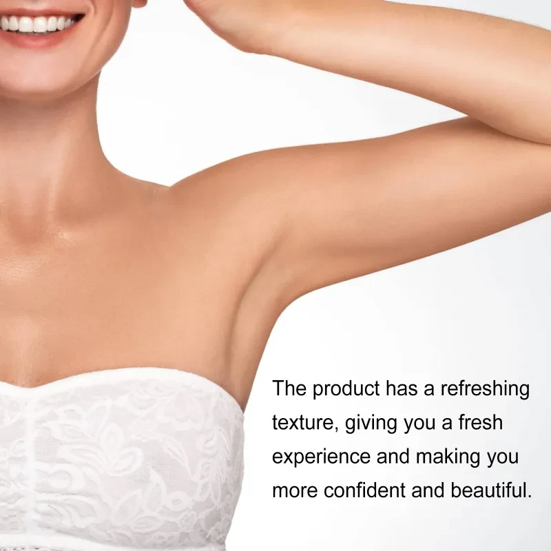 Cuidado hidratante de la piel de las axilas